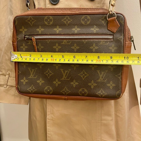 Louis Vuitton Monogram Vintage Saxpo Bag Pouch Clutch Crossbody - Picture 14 of 14
